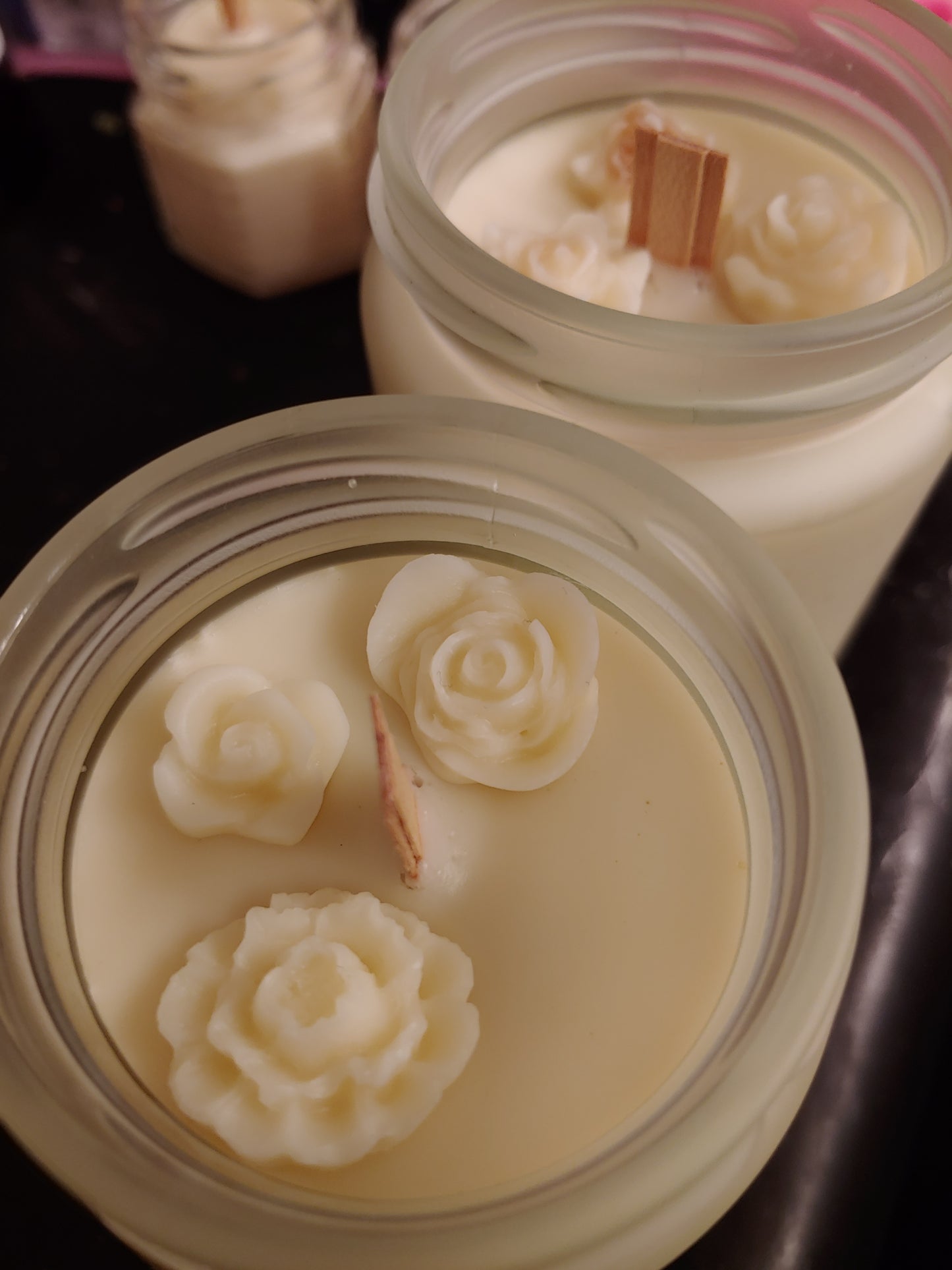 Peach Beeswax Candle Cup (8oz)