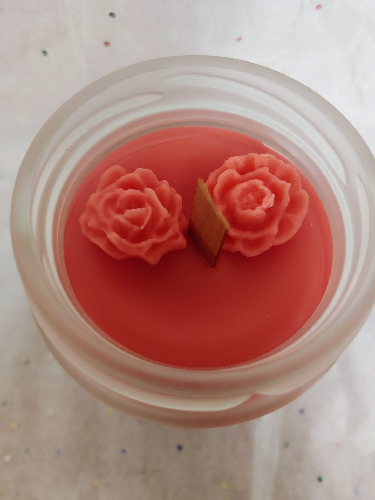 Strawberry Beeswax Candle Cup (8oz)