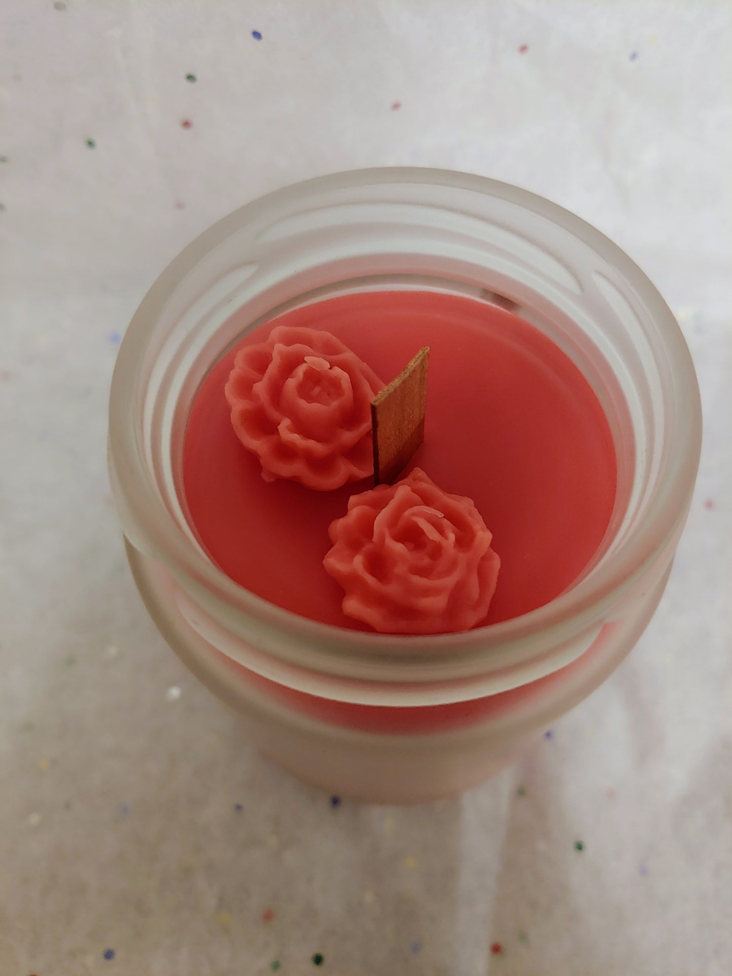 Strawberry Beeswax Candle Cup (8oz)